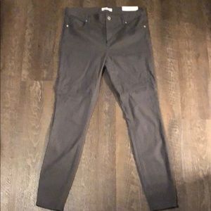 Sateen skinny pants
